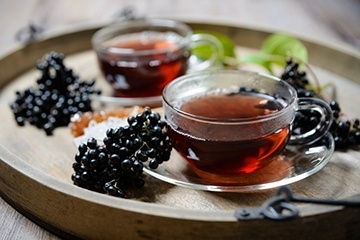 Elderberry tea image